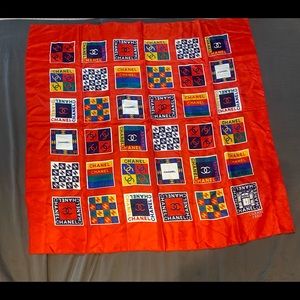 Vintage Chanel Silk Scarf